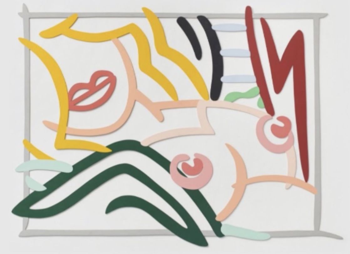 Tom Wesselmann, Bedroom Blonde, Black and Green Pillows, 1986