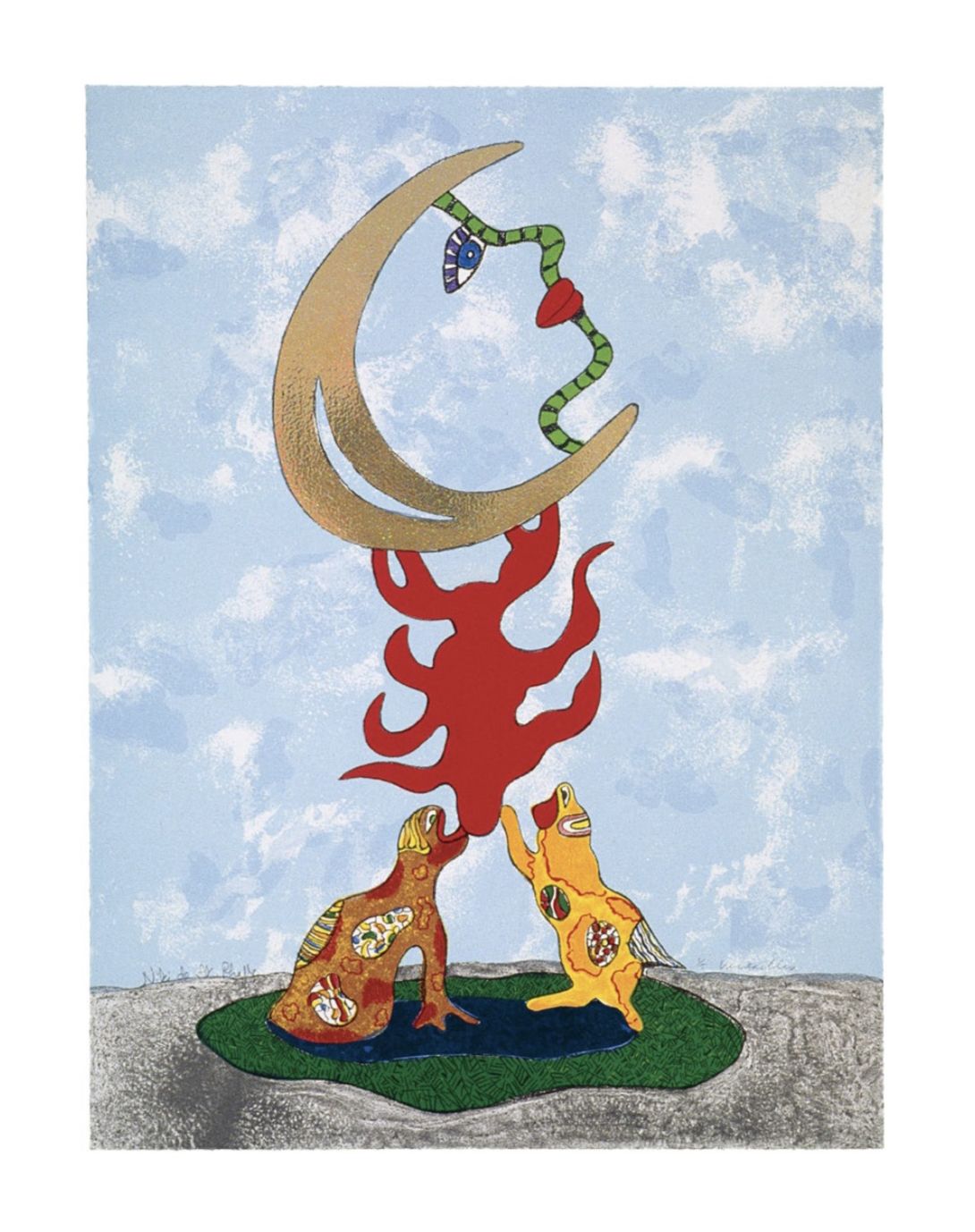 Niki de Saint Phalle, La Lune (Moon Goddess), 1997