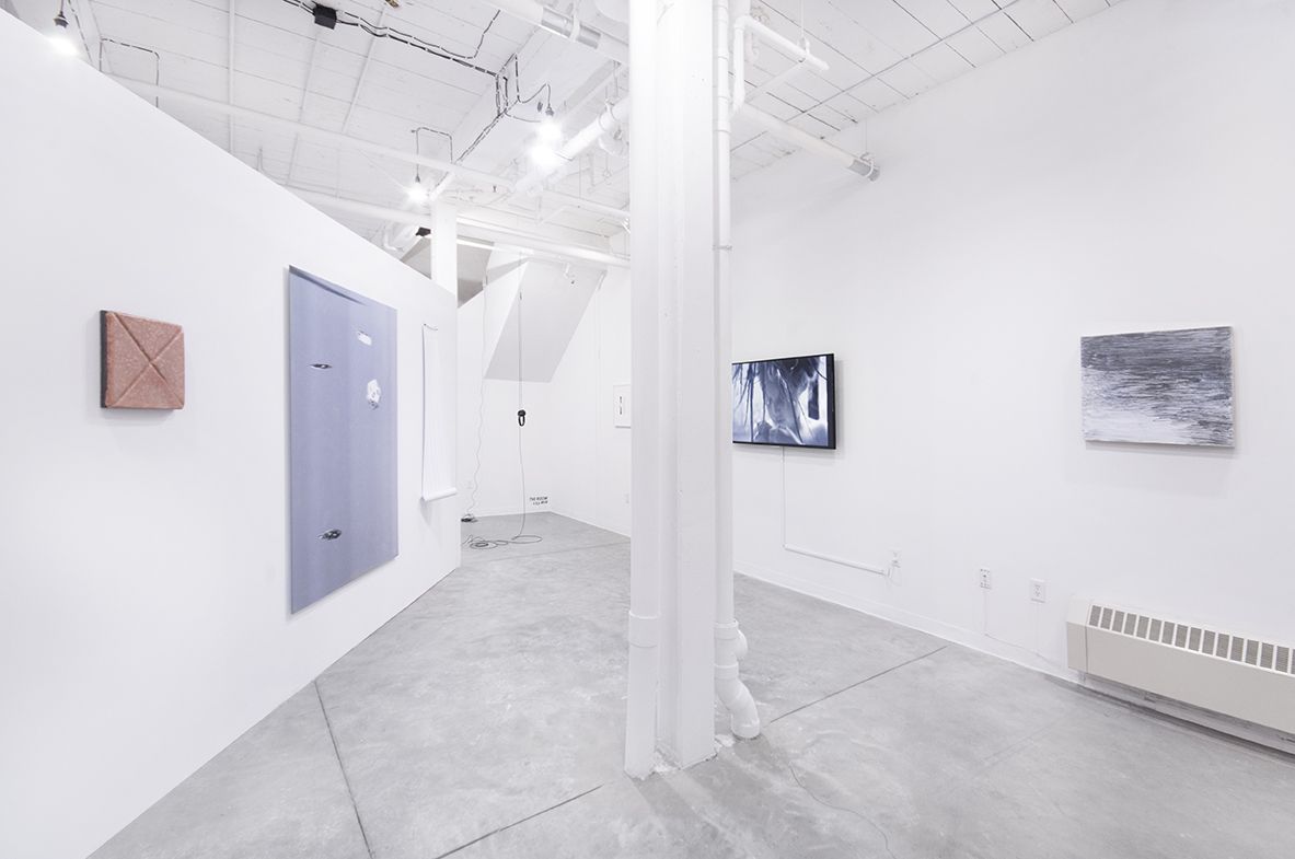 Installation view, The Split, Curated by Amanda Schmitt, April 22 – May 20, 2017, GRIN, Rhode Island