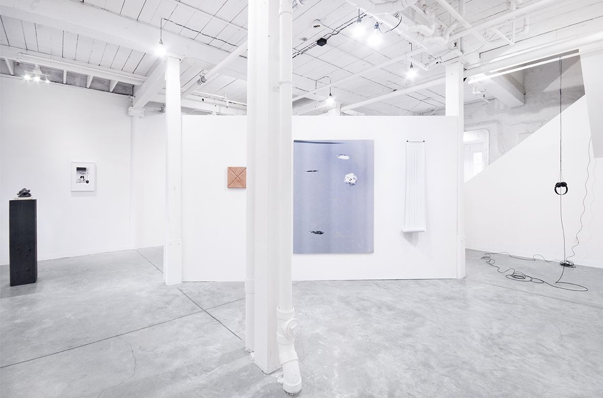 Installation view, The Split, Curated by Amanda Schmitt, April 22 – May 20, 2017, GRIN, Rhode Island